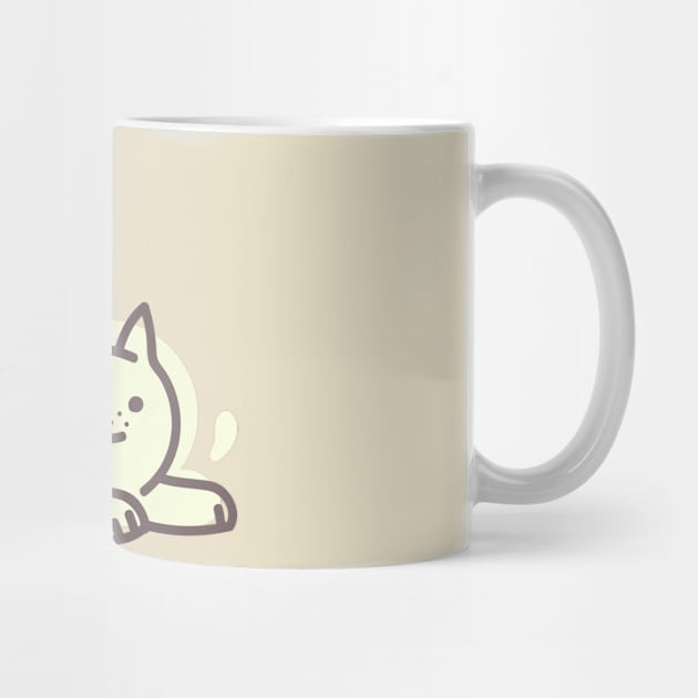 Cat Yoga Stretch Cute Kitten Bowing Adorable Cat Lover by mattserpieces